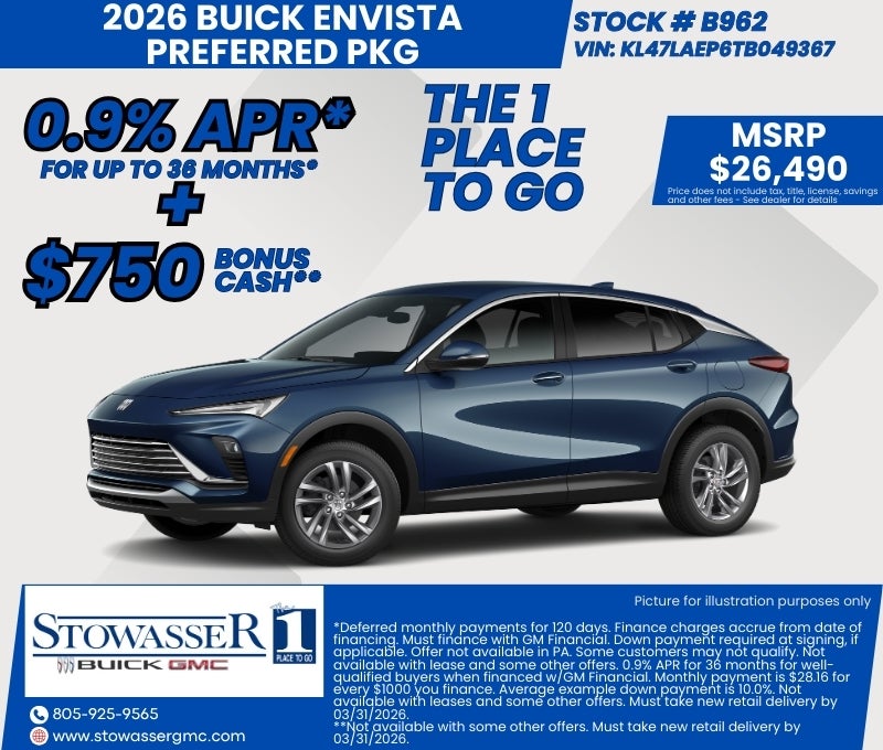 Envista Preferred Package Special Retail Offer