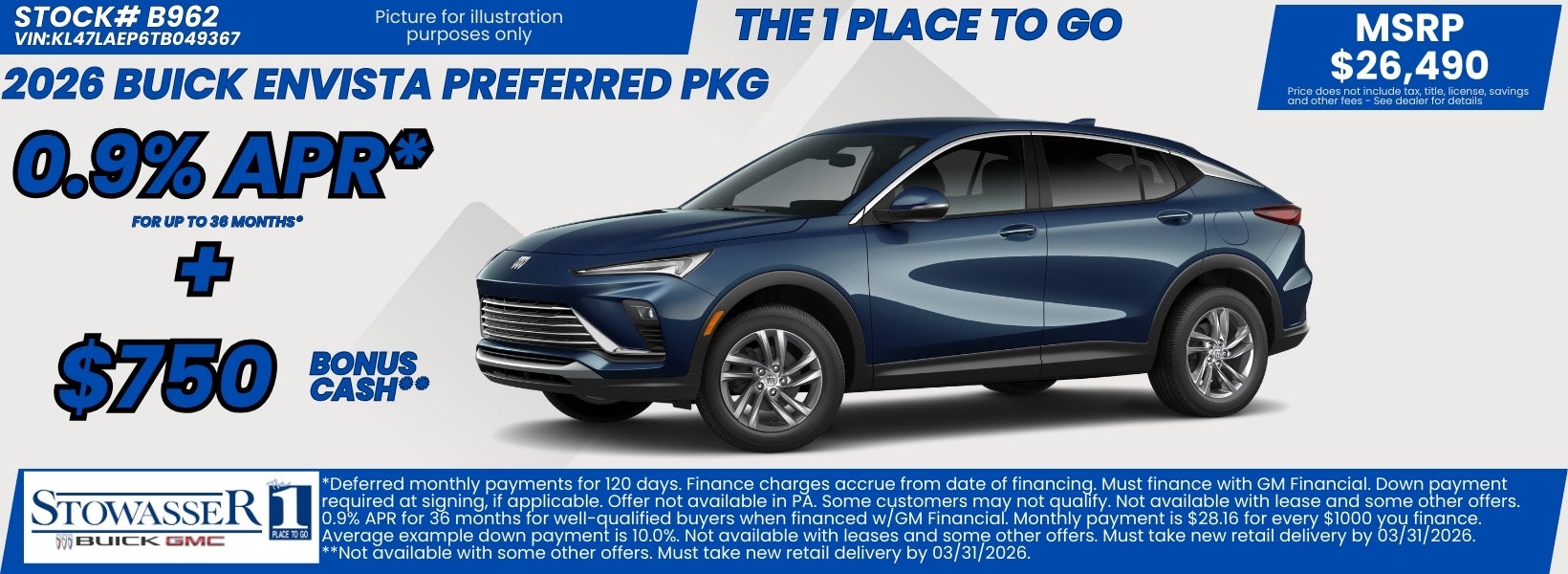 Envista Preferred Package Special Retail Offer