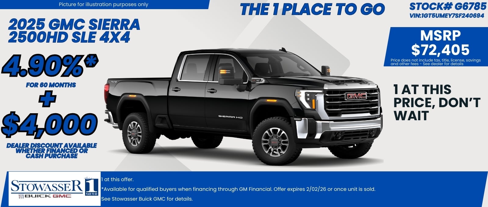 Dealer Discount + Special APR for Qualified buyers