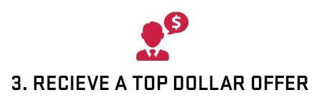 step 3 receive a top dollar offer