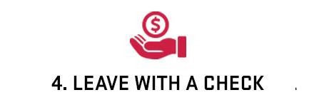 step 4 leave with a check